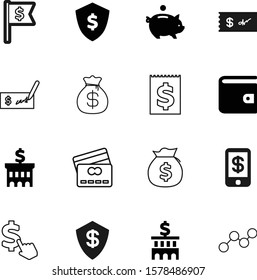 money vector icon set such as: diagram, office, large, growth, pennant, commerce, objects, content, gray, receipt, purse, data, amount, debit, nfc, pig, smart, per, backgrounds, drawing, cursor