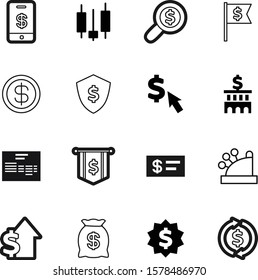 money vector icon set such as: win, research, stick, silhouette, mobile, pen, advertisement, advertising, price, service, classic, income, order, bag, bill, commerce, buy, cost, invoice, medal