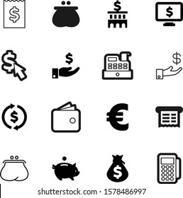 money vector icon set such as: budget, invoice, beautiful, europe, equipment, mouse, per, label, stylish, billing, search, pig, amount, retro, european, elegance, loan, growth, nobody, architecture