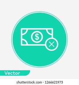 Money vector icon sign symbol