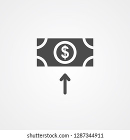 Money vector icon sign symbol