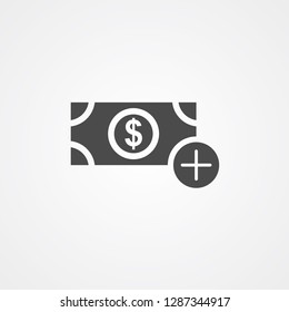 Money vector icon sign symbol