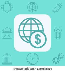 Money vector icon sign symbol
