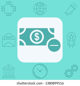 Money vector icon sign symbol