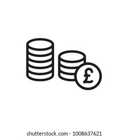 money vector icon, money symbol 