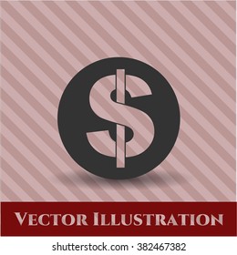 Money vector icon or symbol