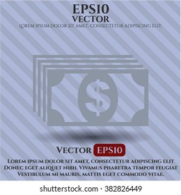 Money vector icon or symbol
