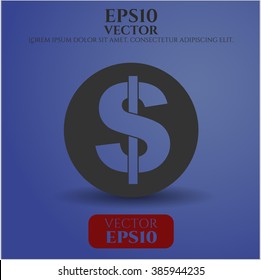 Money vector icon or symbol
