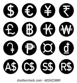 World Currency Symbol Circle Border Concept Stock Vector (Royalty Free ...