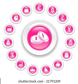 Money vector iconset