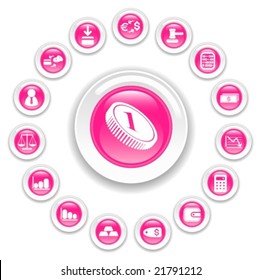 Money vector iconset