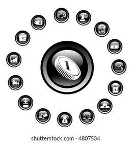 Money vector iconset