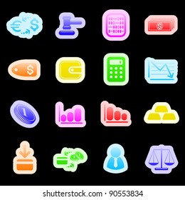 Money vector iconset