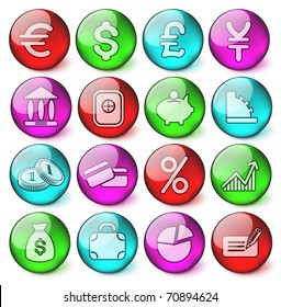 Money vector iconset - EPS10