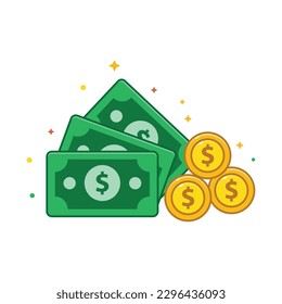 Imagen de vectores de dinero Imagen de vectores editable libre