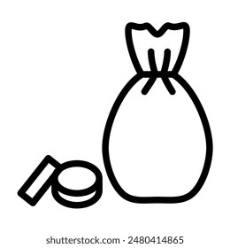 Money Vector Line Icon Design