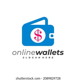 Money Wallets logo design vector template, Creative Wallets logo design concepts