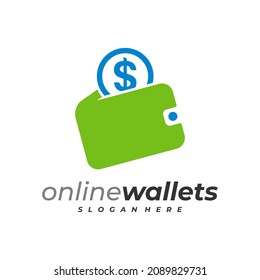Money Wallets logo design vector template, Creative Wallets logo design concepts