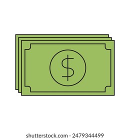 money or wealth vector icon
