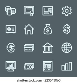 Iconos Web de dinero