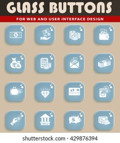 money web icons for user interface design