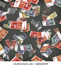 Money. Yuan. Vector format