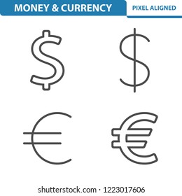 Money_Currency Icons. Professional, pixel perfect icons, EPS 10 format.
