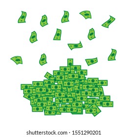 Money,Banknote,business and finance icon. 
Modern flat style concept vector illustration isolated on white background.