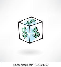 moneybox grunge icon