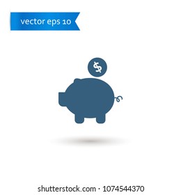 money-box. money-box icon. sign design. Vector EPS 10.