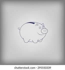 moneybox pig icon 