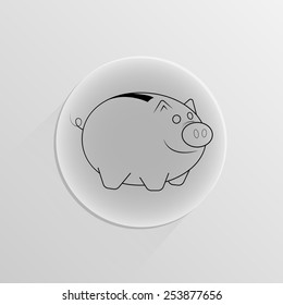 moneybox vector icon