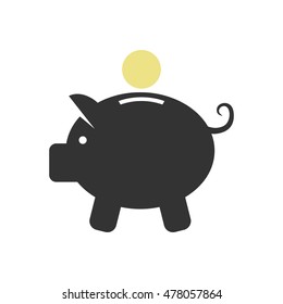 moneybox vector icon