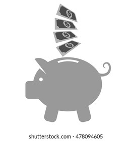 moneybox, vector icon