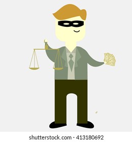 Moneyfraud illustration template
