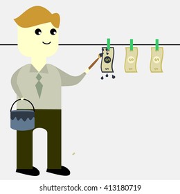 Moneyfraud illustration template
