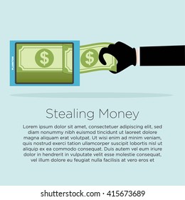 Moneyfraud illustration template
