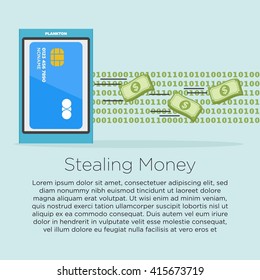 Moneyfraud illustration template
