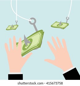 Moneyfraud illustration template
