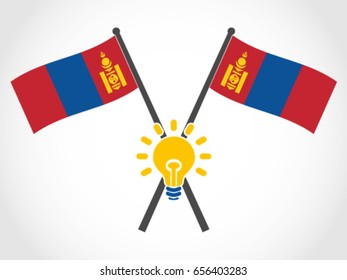 Mongolia Emblem Bright Idea