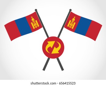 Mongolia Emblem Synchronize