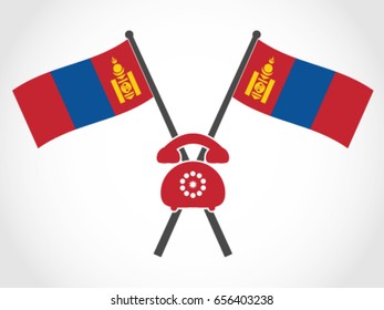 Mongolia Emblem Telephone