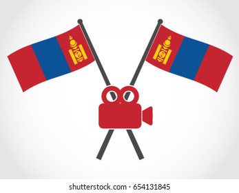 Mongolia Emblem Video Camera