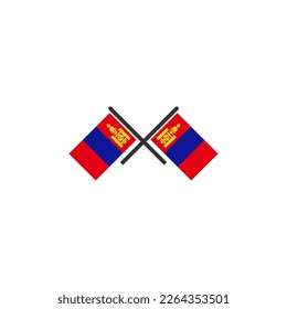 Mongolia flags icon set, Mongolia independence day icon set sign vector symbol