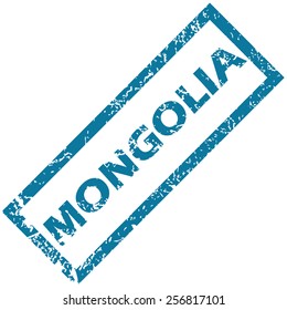 Mongolia grunge rubber stamp on a white background. Vector illustration 
