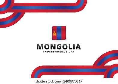 Mongolia Independence Day Background Design Illustration