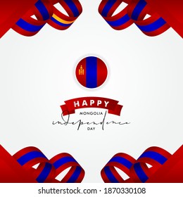 Mongolia Independence Day Vector Design Illustration For Banner and Background