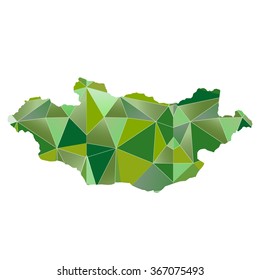 Mongolia map Country icon