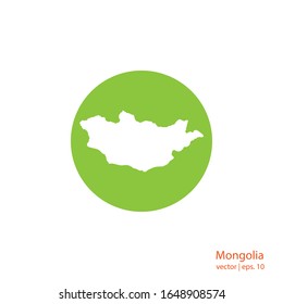 Mongolia Maps Logo Design Vector Template