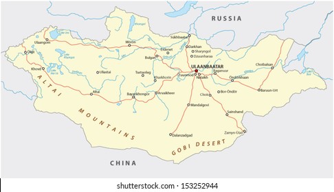 Mongolia Road Map